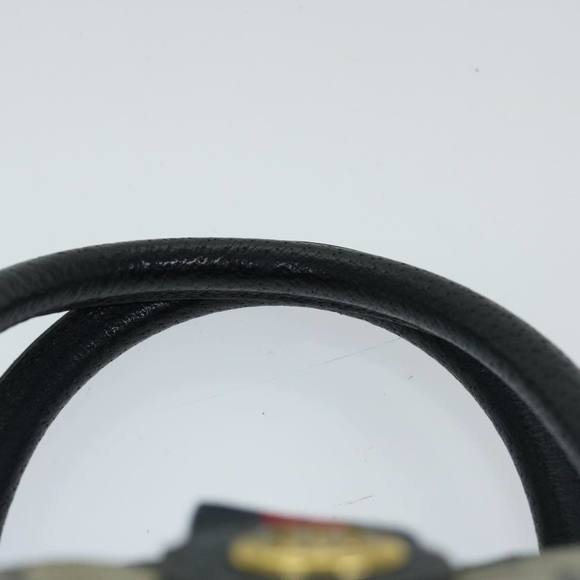 GUCCI GG Supreme Sherry Line Hand Bag PVC Navy Red 40 02 006 Auth 69897 - Picture 14 of 16